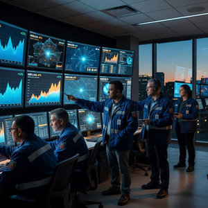 Itron ITRI smart grid control room
