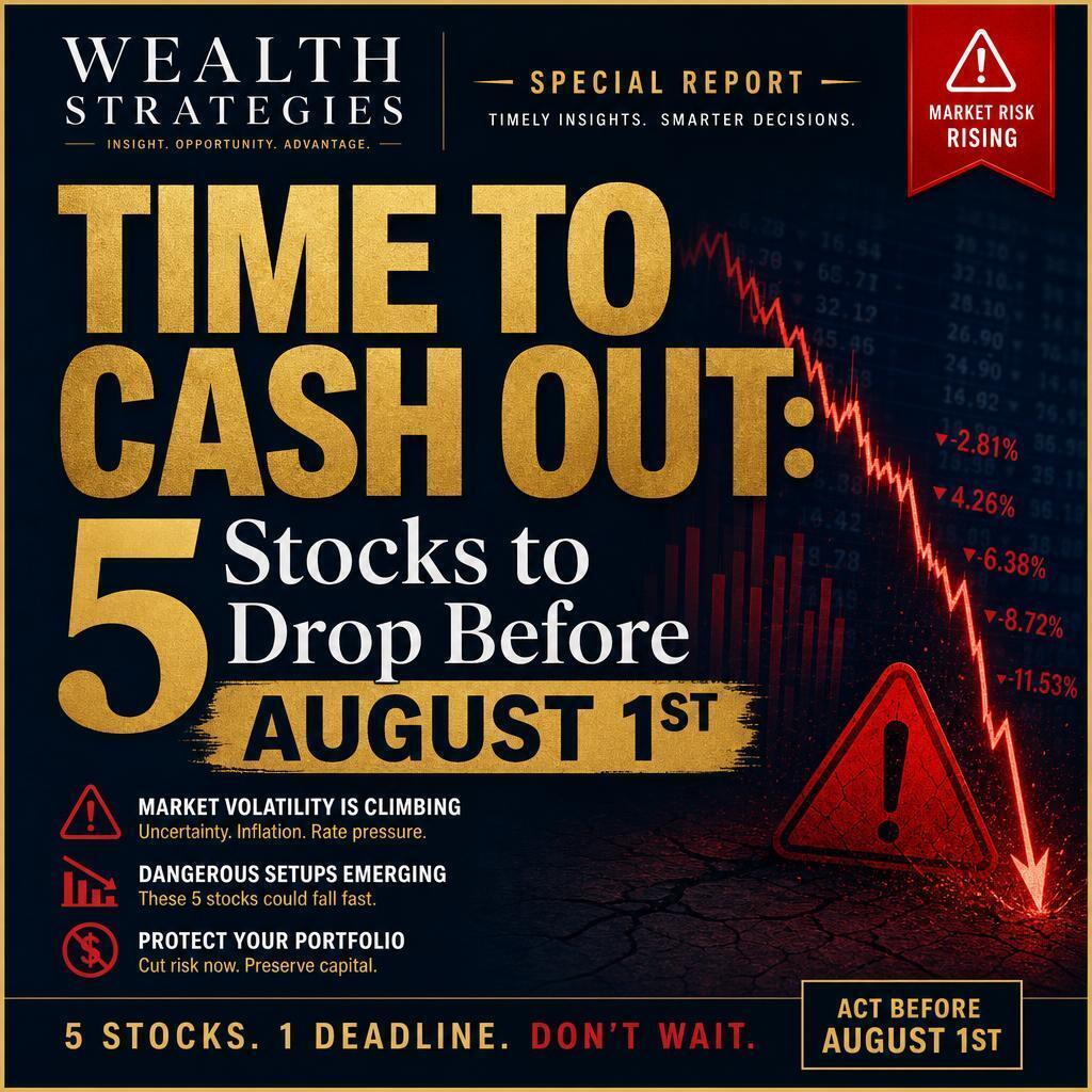 Stocks to Drop in August - Money Morning Free Report
